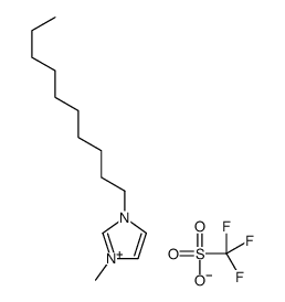 1-Decyl-3-Methylimidazolium Triflate Structure