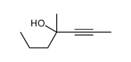 4-methylhept-2-yn-4-ol Structure
