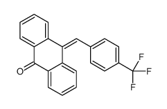 10-[[4-(trifluoromethyl)phenyl]methylidene]anthracen-9-one结构式
