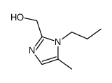 2-hydroxymethyl-5-methyl-1-propylimidazole Structure