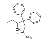 d'α-dl-1-Methyl-3,3-diphenyl-4-hydroxy-hexylamin Structure