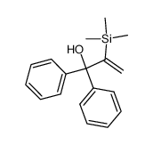 1,1-Diphenyl-2-trimethylsilyl-2-propen-1-ol结构式