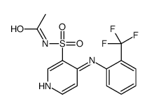 N-[4-[2-(trifluoromethyl)anilino]pyridin-3-yl]sulfonylacetamide Structure