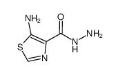 4-Thiazolecarboxylicacid,5-amino-,hydrazide(9CI) structure