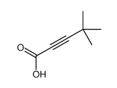 4,4-dimethyl-2-pentynoic acid structure