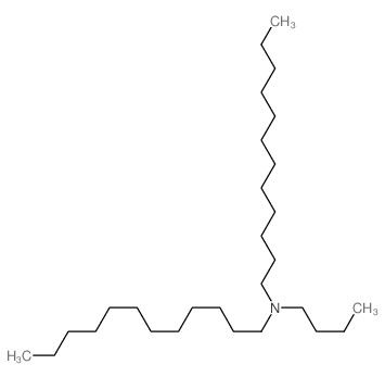 N-butyl-N-dodecyl-dodecan-1-amine结构式