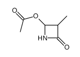 4-acetoxy-3-methyl-azetidin-2-one结构式
