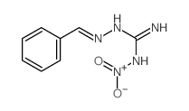 [[N-(benzylideneamino)carbamimidoyl]amino]-hydroxy-oxo-azanium结构式