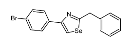 2-benzyl-4-(4-bromophenyl)-1,3-selenazole Structure