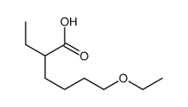 6-ethoxy-2-ethylhexanoic acid Structure