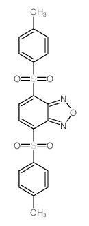4,7-Bis(p-tolylsulfonyl)benzofurazan Structure