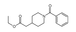 ethyl 2-(1-benzoylpiperidin-4-yl)acetate Structure