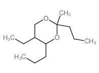 1,3-Dioxane,5-ethyl-2-methyl-2,4-dipropyl-结构式