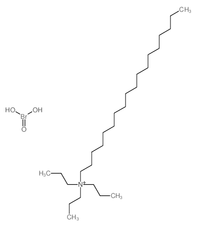 dihydroxy(oxo)-l5-bromane,N,N,N-tripropyloctadecan-1-aminium salt结构式