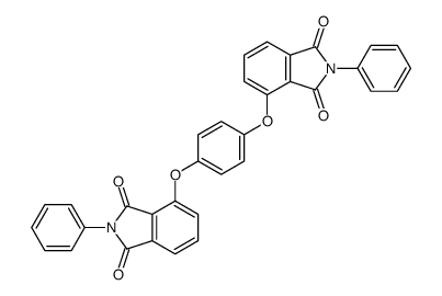 4-[4-(1,3-dioxo-2-phenylisoindol-4-yl)oxyphenoxy]-2-phenylisoindole-1,3-dione结构式