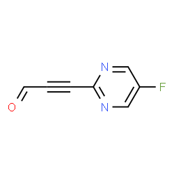 2-Propynal, 3-(5-fluoro-2-pyrimidinyl)- (9CI) Structure