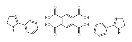 Pyromellitic acid di(2-phenyl-2-imidazoline) salt Structure