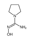 1-Pyrrolidinecarboximidamide,N-hydroxy- Structure