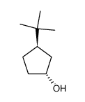 trans-3-tert.-Butyl-cyclopentan-1-ol结构式
