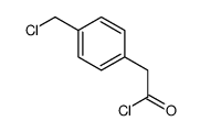 2-[4-(chloromethyl)phenyl]acetyl chloride Structure