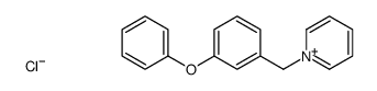 1-[(3-phenoxyphenyl)methyl]pyridin-1-ium,chloride Structure