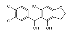 5-(3,4,α-trihydroxy-benzyl)-2,3-dihydro-benzofuran-4,6-diol Structure