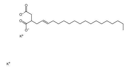 dipotassium octadec-2-enylsuccinate Structure
