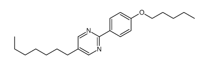 5-Heptyl-2-[4-(pentyloxy)phenyl]-pyrimidine structure
