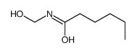 N-(hydroxymethyl)hexanamide结构式