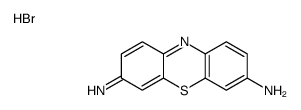 (7-aminophenothiazin-3-ylidene)azanium,bromide Structure