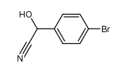 2-(4-bromophenyl)-2-hydroxyacetonitrile structure