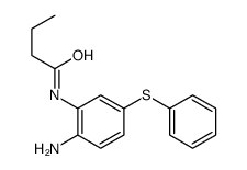 N-(2-amino-5-phenylsulfanylphenyl)butanamide Structure