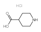 4-哌啶甲酸盐酸盐结构式