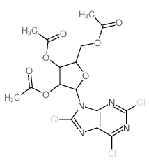 9H-Purine,2,6,8-trichloro-9-(2,3,5-tri-O-acetyl-b-D-ribofuranosyl)- picture