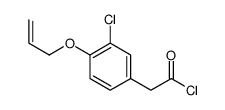 2-(3-chloro-4-prop-2-enoxyphenyl)acetyl chloride结构式