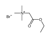 (2-ethoxy-2-oxoethyl)-trimethylazanium,bromide Structure