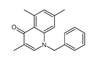 1-benzyl-3,5,7-trimethylquinolin-4-one结构式