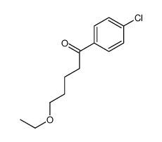 1-(4-chlorophenyl)-5-ethoxypentan-1-one结构式