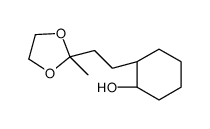 (1R,2S)-2-[2-(2-methyl-1,3-dioxolan-2-yl)ethyl]cyclohexan-1-ol Structure