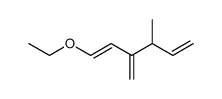 (E)-1-Ethoxy-4-methyl-3-methylene-hexa-1,5-diene Structure