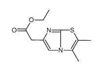 ethyl 2-(2,3-dimethylimidazo[2,1-b][1,3]thiazol-6-yl)acetate Structure