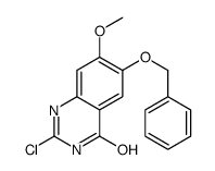 2-chloro-7-methoxy-6-phenylmethoxy-1H-quinazolin-4-one结构式