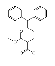 dimethyl 2-(4,4-diphenylbutyl)propanedioate结构式