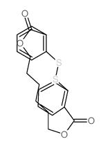 7,8,9,10,11,12-Hexahydro-5H,14H-dibenzo[c,g][1,10,5,6]dioxadithiacyclohexadecine-5,14-dione结构式