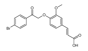 O-p-Bromphenacylferulinsaeure结构式