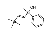 Methyl-phenyl-((E)-2-trimethylsilanyl-vinyl)-silanol Structure