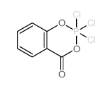 4H-1,3,2-Benzodioxaphosphorin-4-one,2,2,2-trichloro-2,2-dihydro- (9CI)结构式