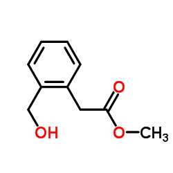 methyl (2-hydroxymethylphenyl)acetate结构式
