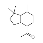 1-(1,1,7-trimethyl-2,3,4,5,6,7-hexahydroinden-4-yl)ethanone Structure