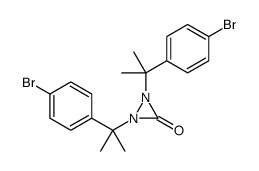 1,2-bis[2-(4-bromophenyl)propan-2-yl]diaziridin-3-one结构式